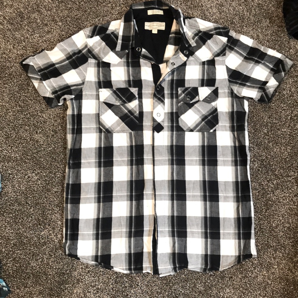 Plaid button up